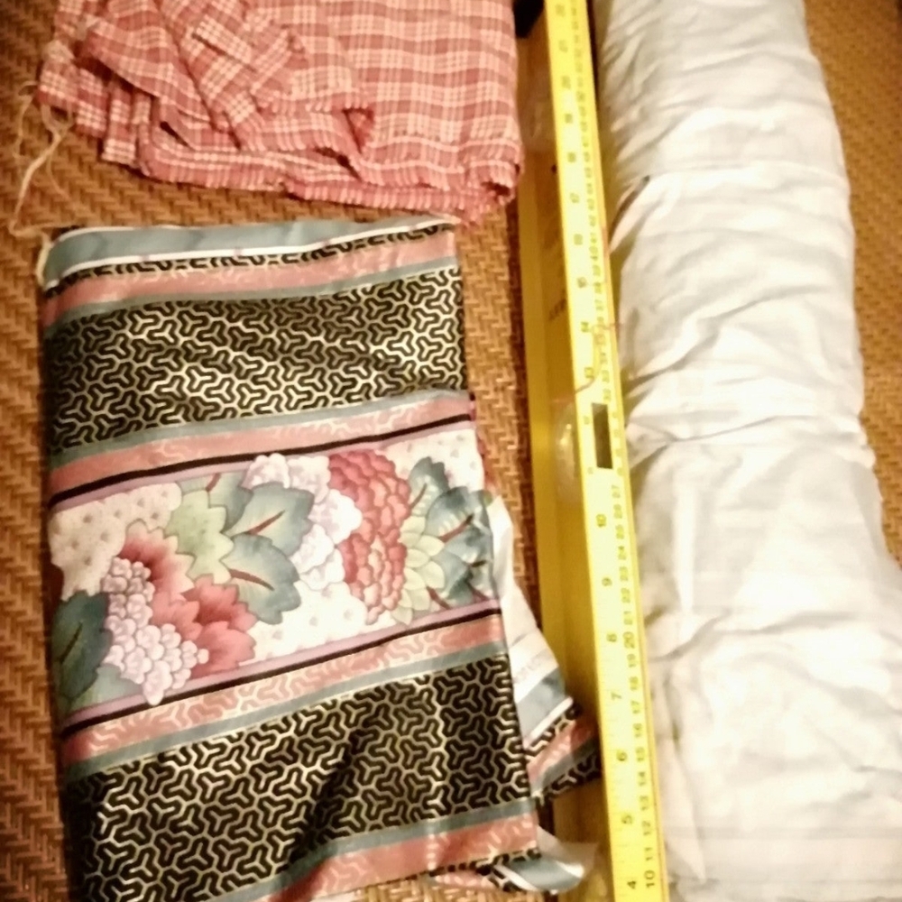New fabric about 56" W*34'long+2 small pieces